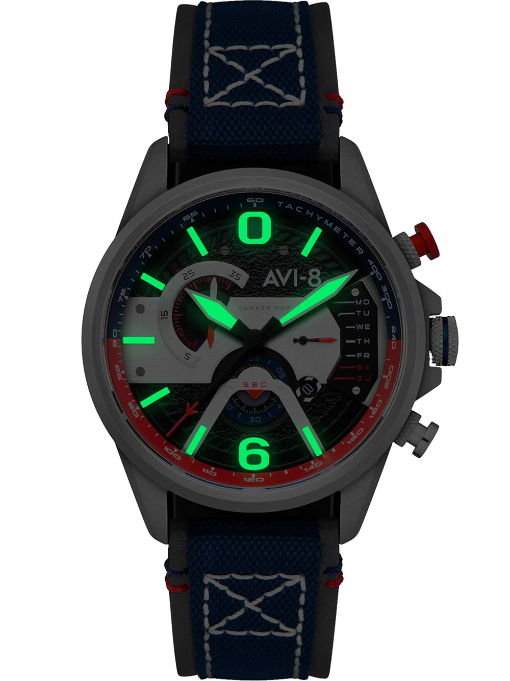 AVI-8 AV-4056-09 Hawker Harrier Dual Retrograde 44mm