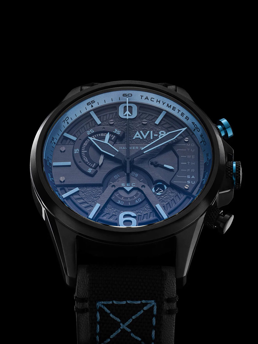 AVI-8 AV-4056-0A Hawker Harrier Dual Retrograde 44mm