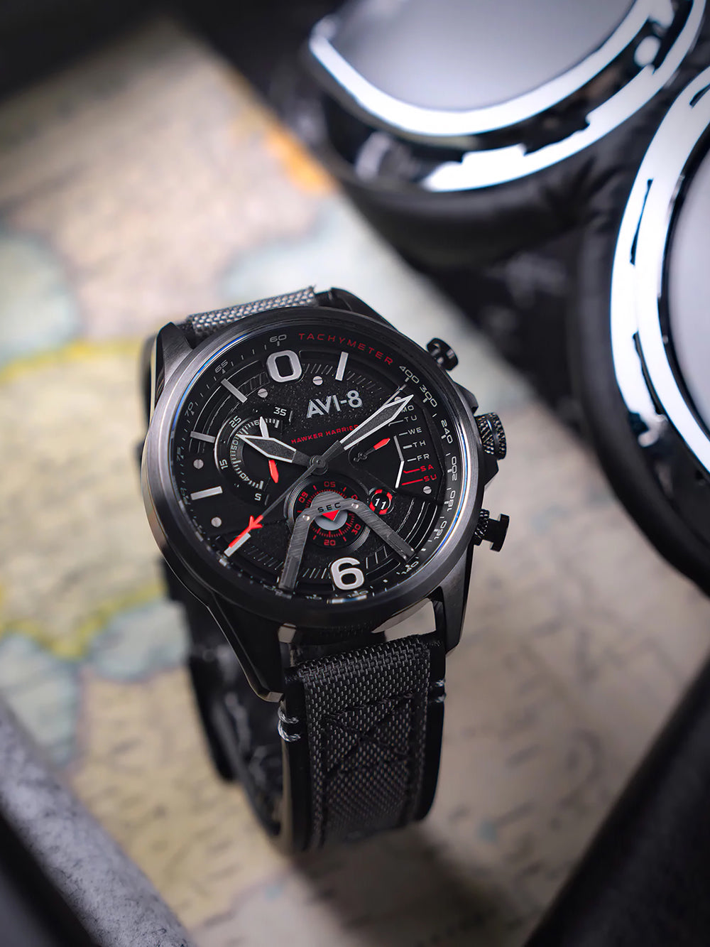 AVI-8 AV-4056-0B Hawker Harrier Dual Retrograde 44mm