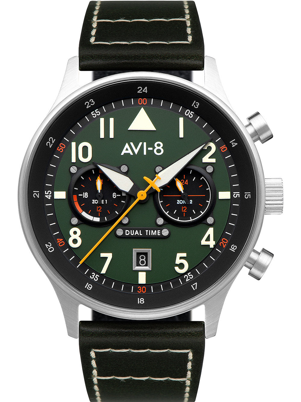 AVI-8 AV-4088-02 Carey Dual Time 44mm