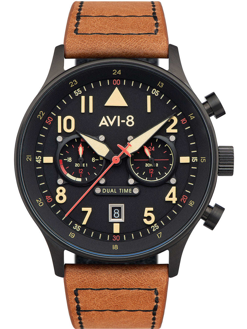 AVI-8 AV-4088-03 Carey Dual Time 44mm