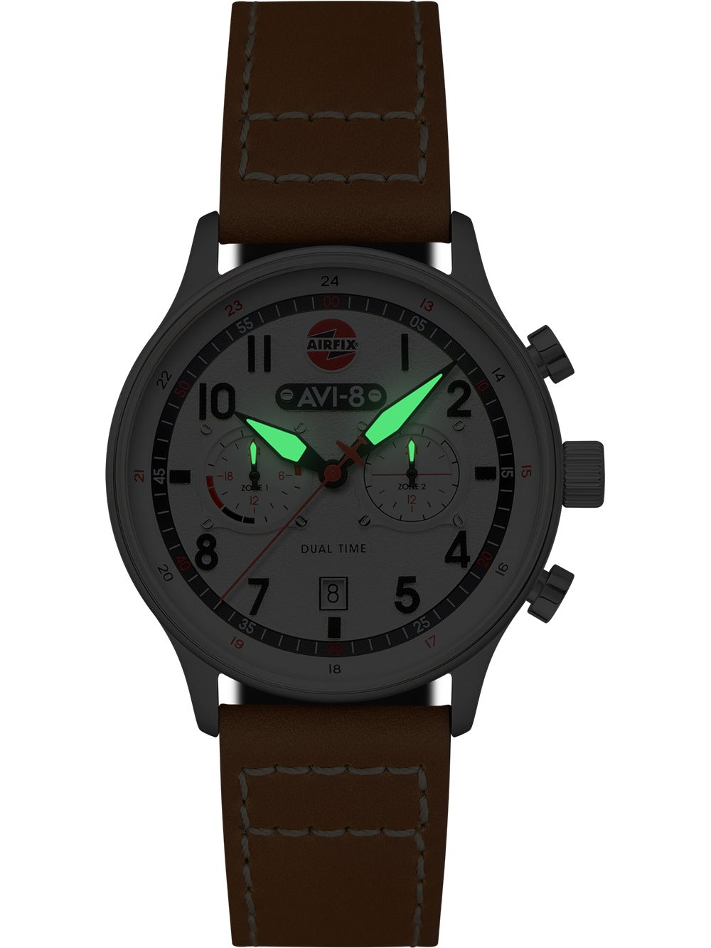 AVI-8 AV-4088-06 Hawker Hurricane Dual-Time 43mm