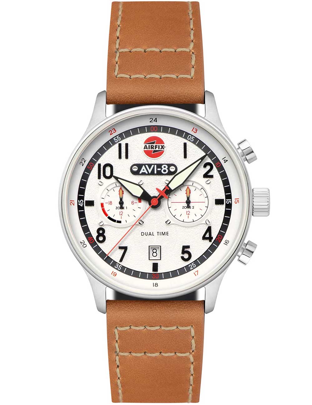 AVI-8 AV-4088-06 Hawker Hurricane Dual-Time 43mm