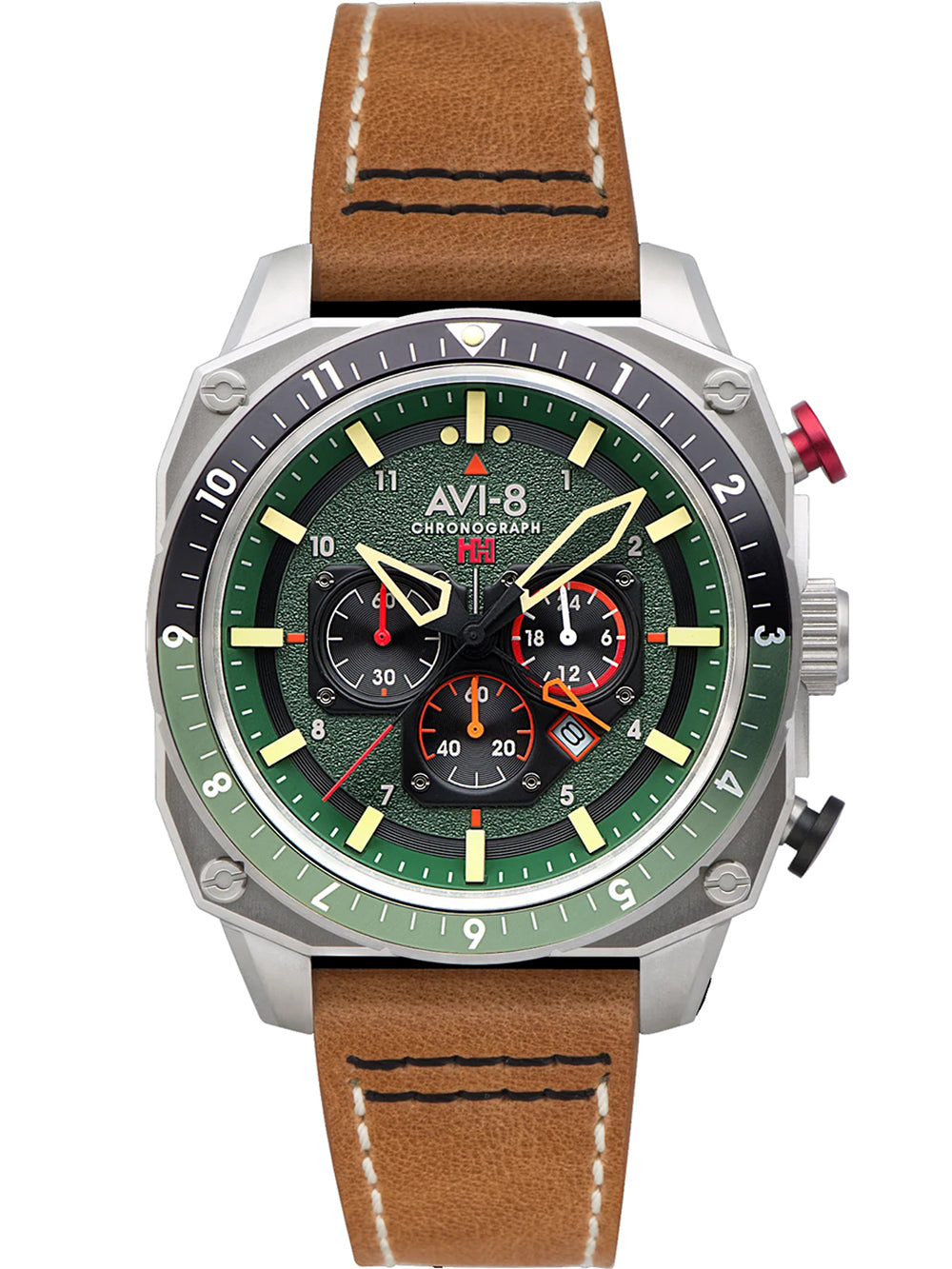 AVI-8 AV-4100-01 Hawker Hunter Dual Time 43mm