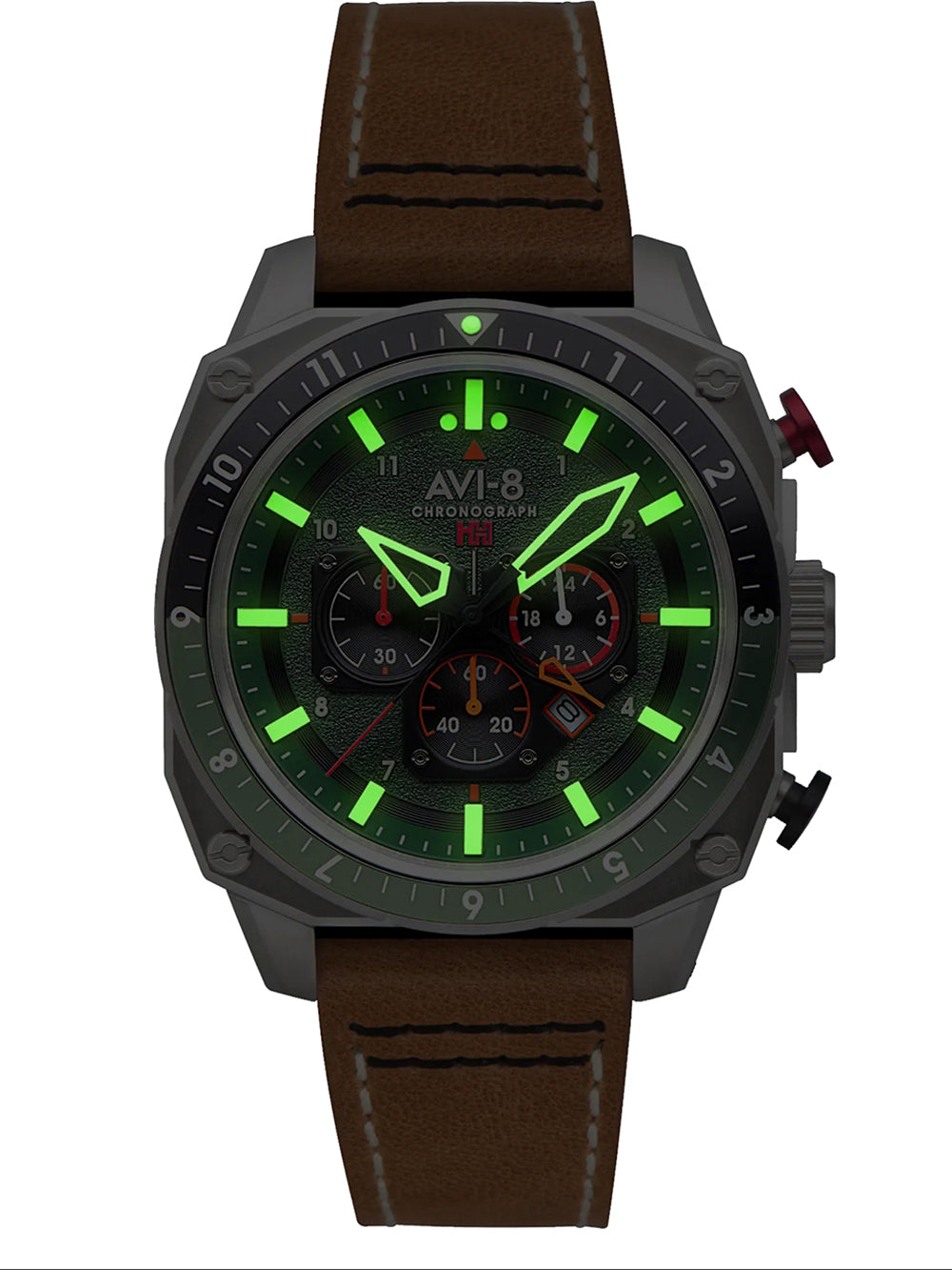 AVI-8 AV-4100-01 Hawker Hunter Dual Time 43mm