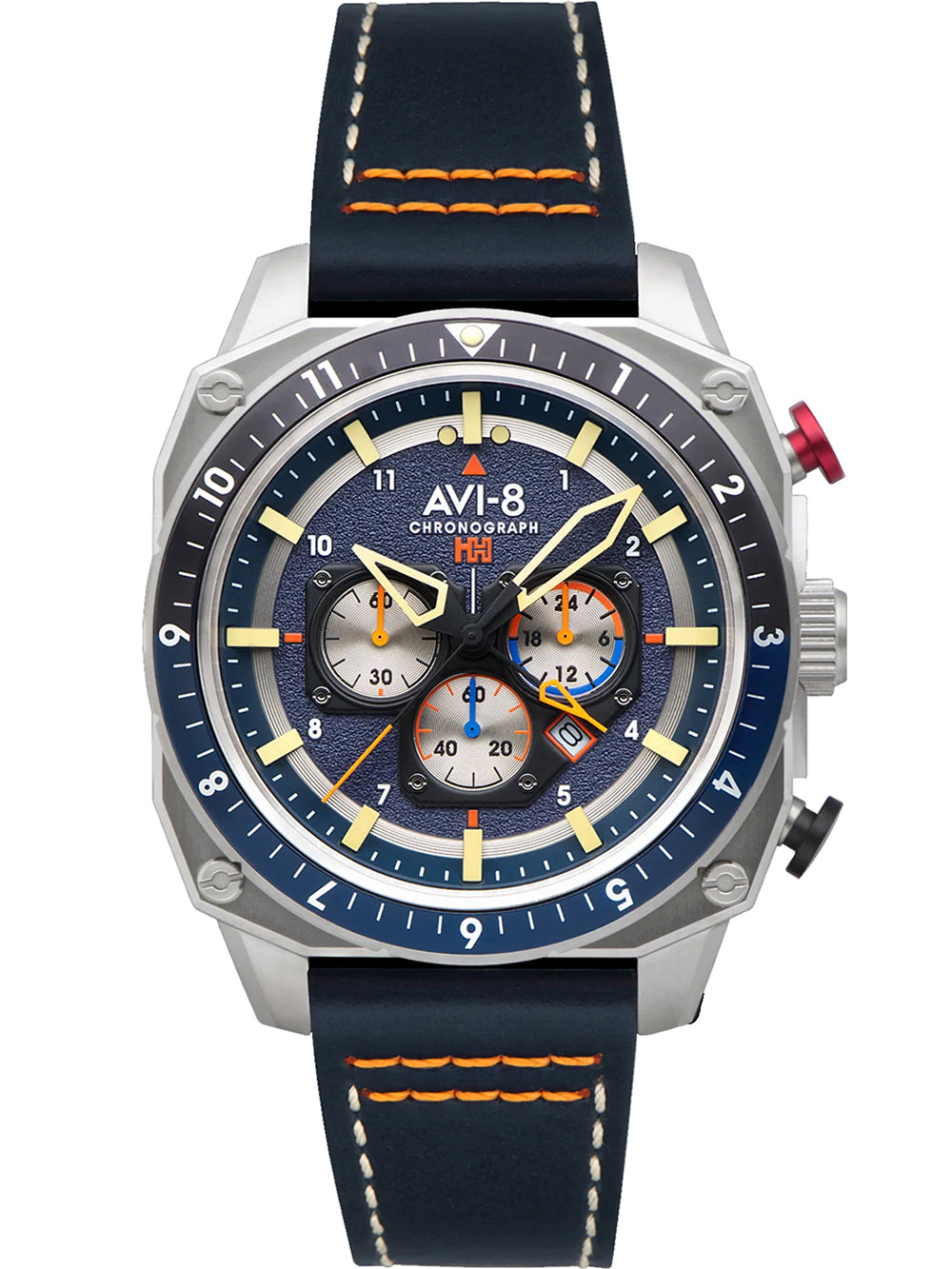 AVI-8 AV-4100-02 Hawker Hunter Dual Time 43mm