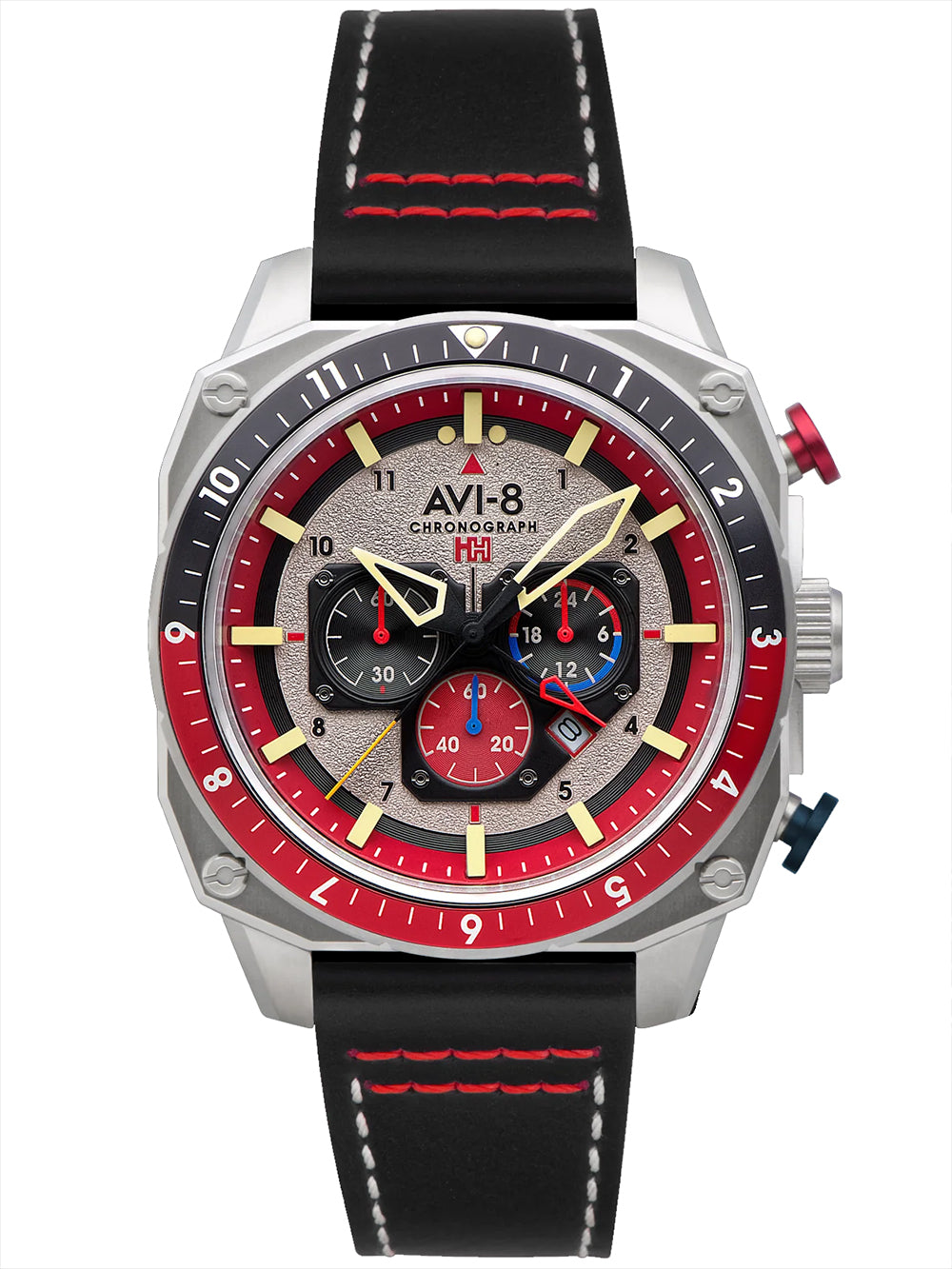 AVI-8 AV-4100-03 Hawker Hunter Dual Time 43mm