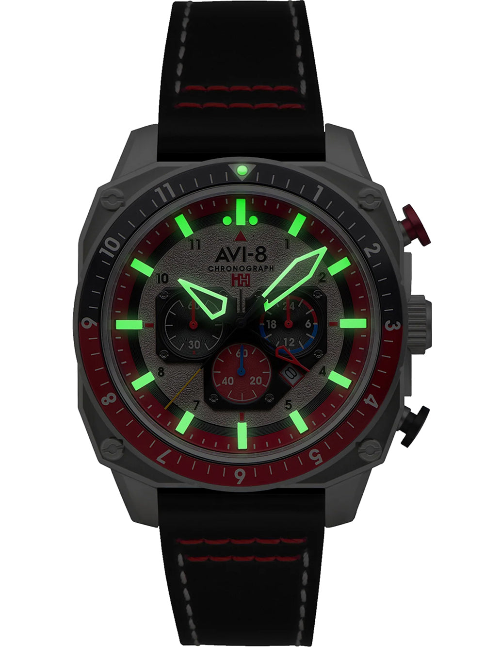 AVI-8 AV-4100-03 Hawker Hunter Dual Time 43mm