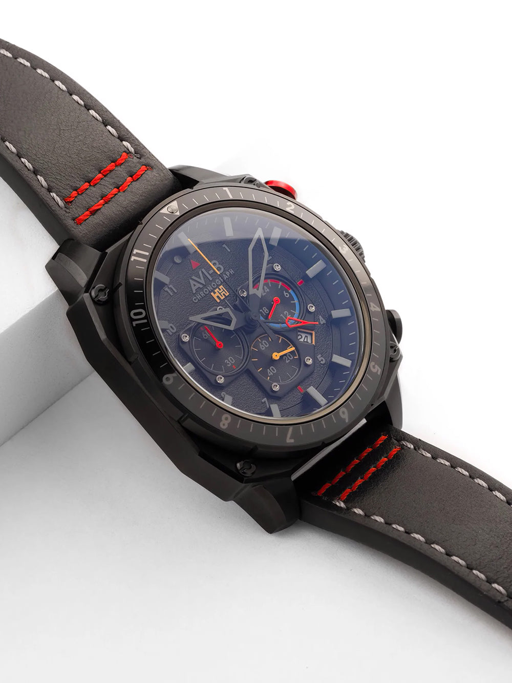 AVI-8 AV-4100-04 Hawker Hunter Dual Time 43mm