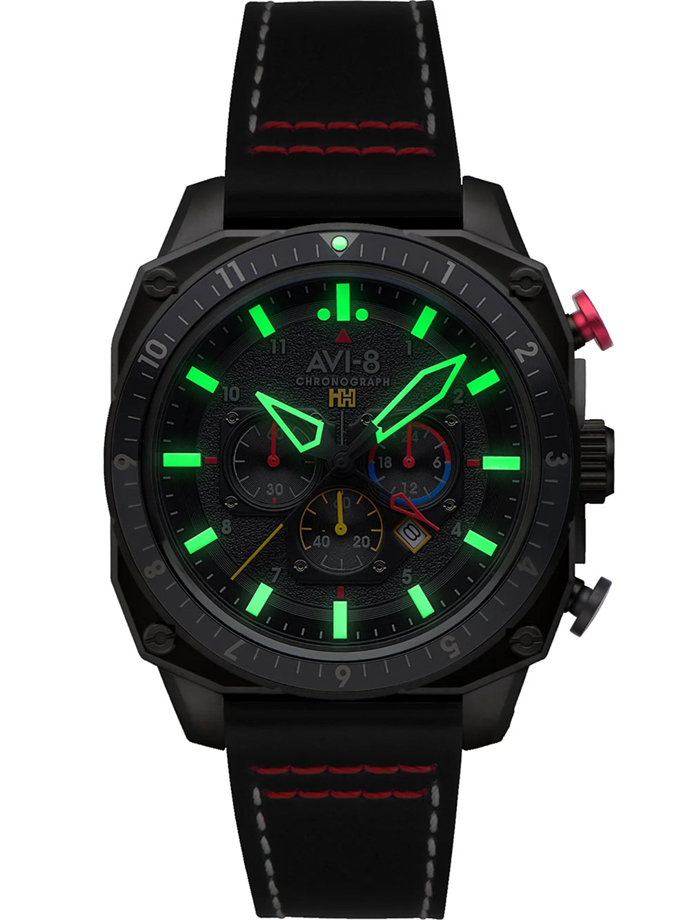 AVI-8 AV-4100-04 Hawker Hunter Dual Time 43mm