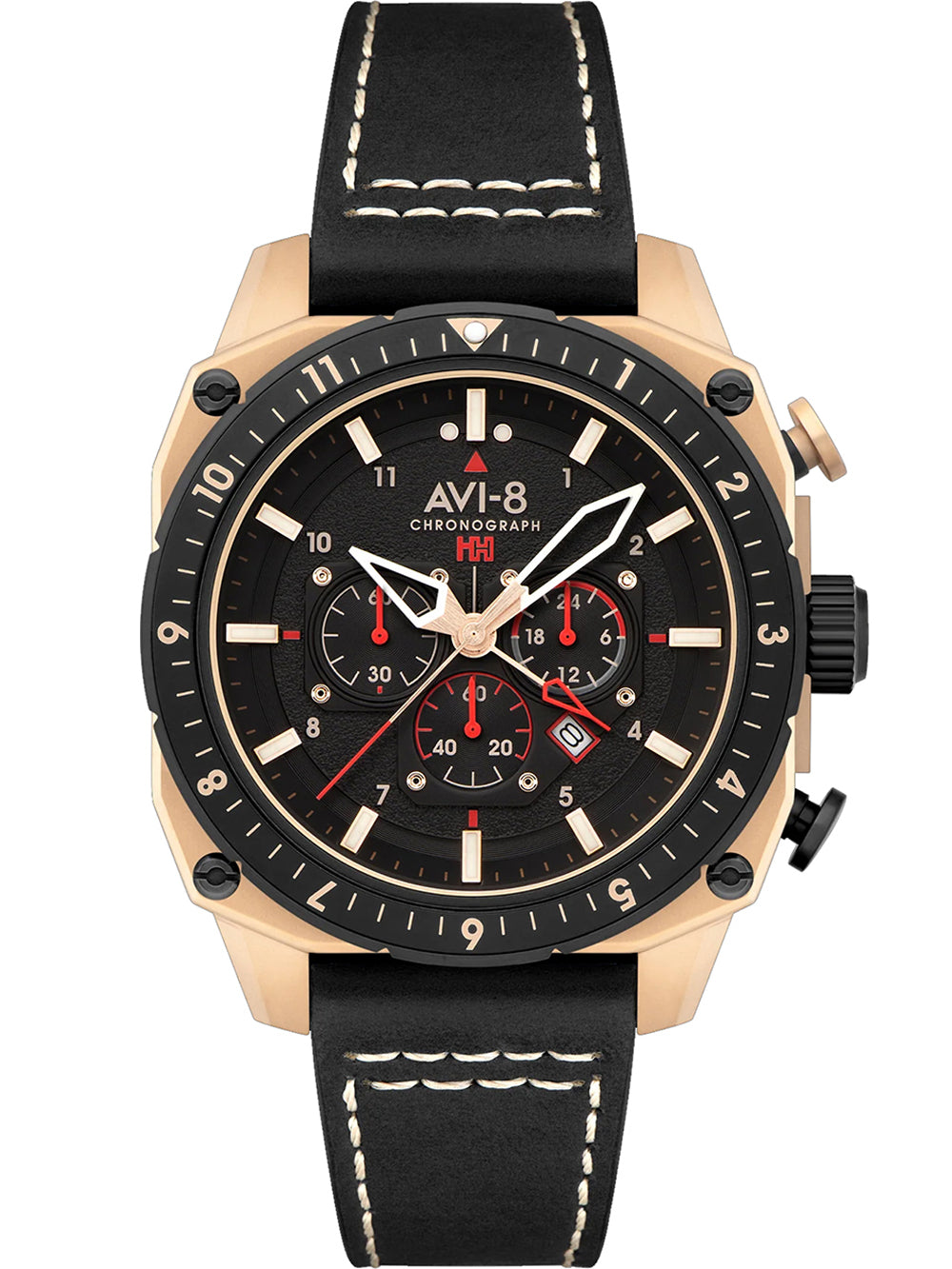 AVI-8 AV-4100-06 Hawker Hunter Dual Time 43mm