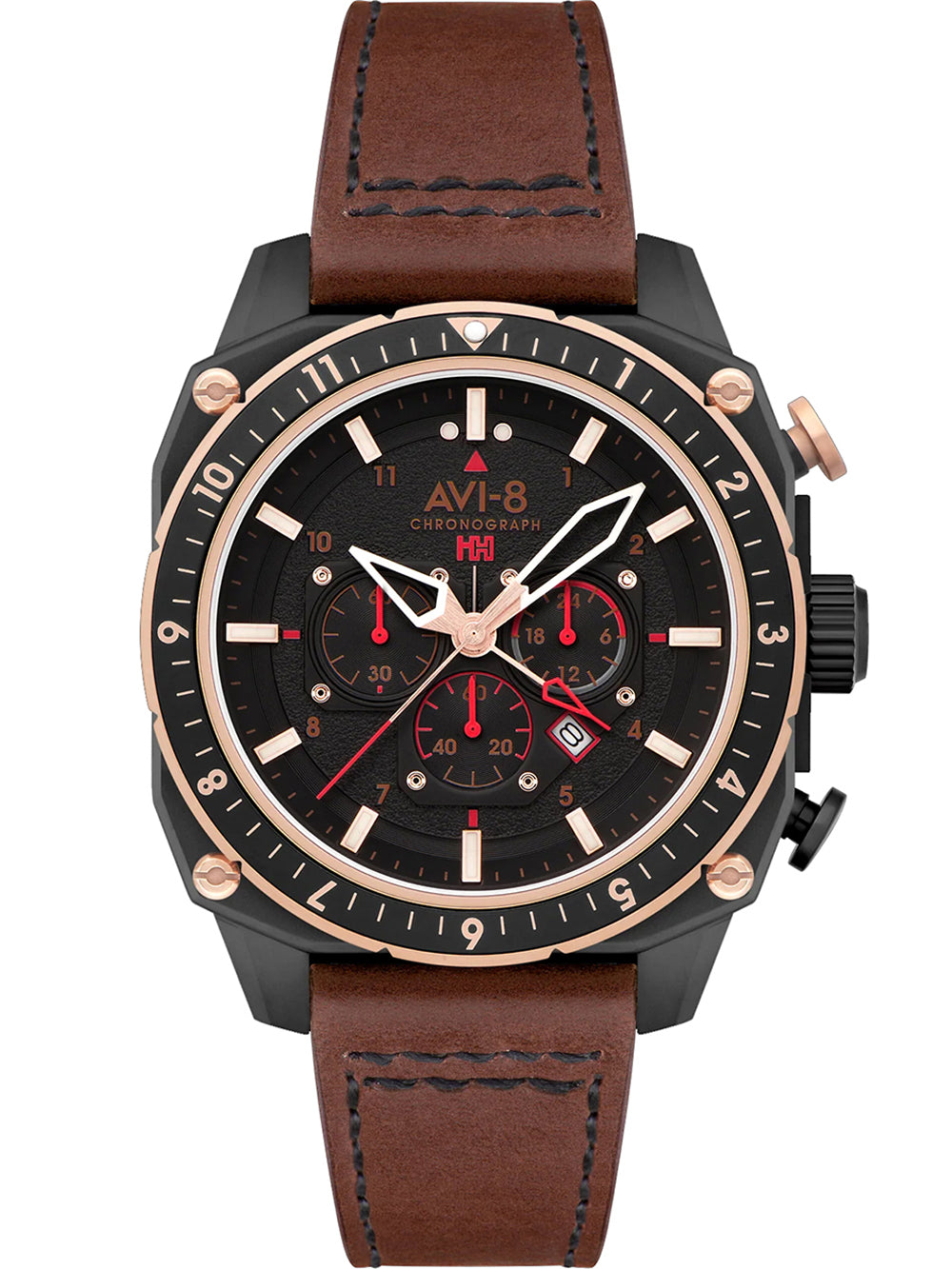 AVI-8 AV-4100-09 Hawker Hunter Dual Time 43mm