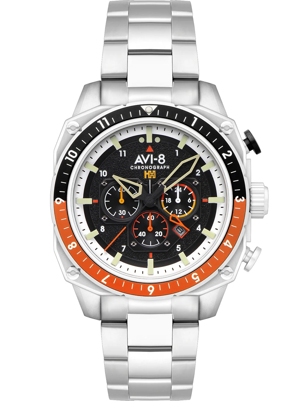 AVI-8 AV-4100-11 Hawker Hunter Dual Time 43mm