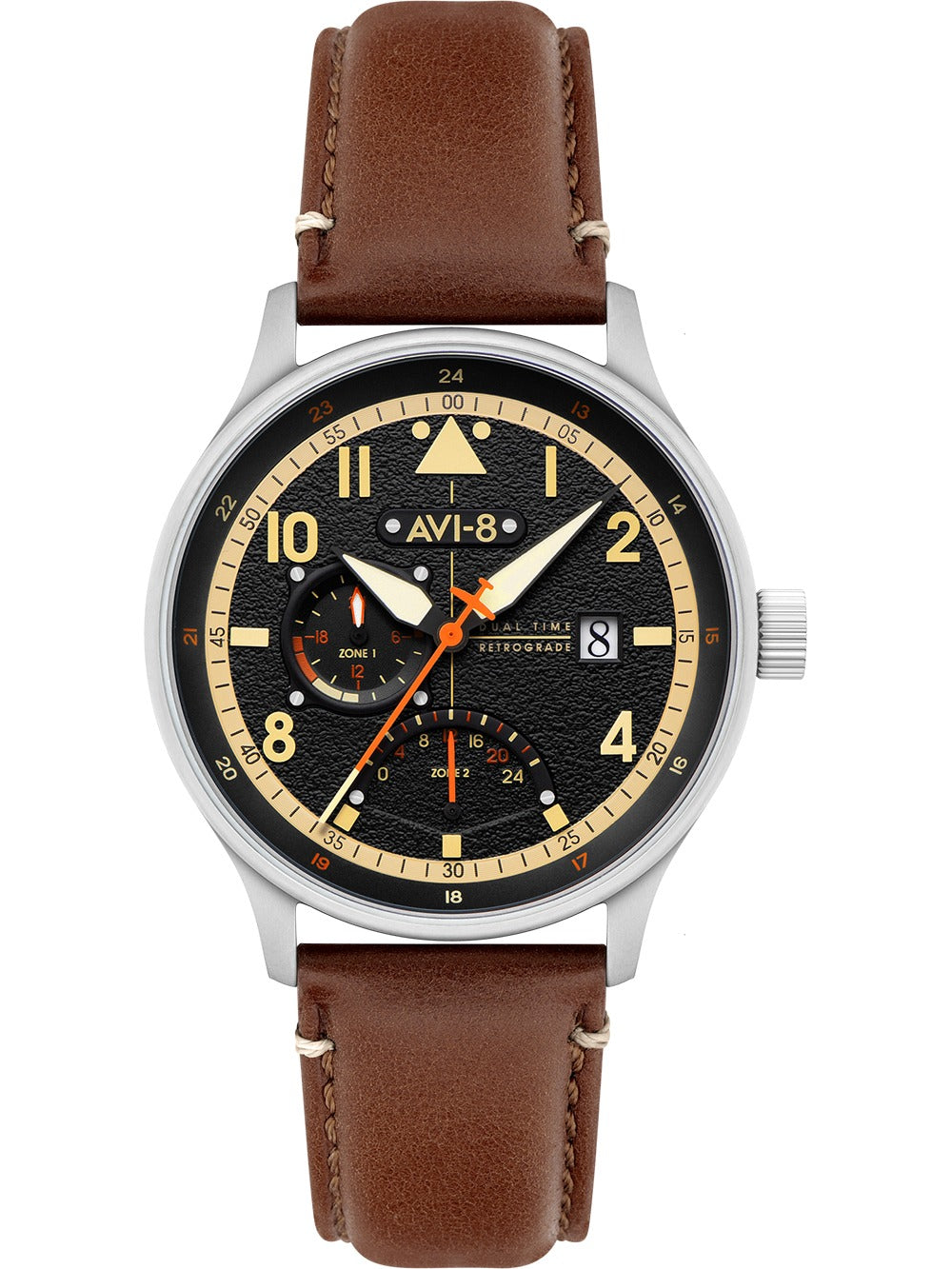 AVI-8 AV-4101-0B Hawker Hurricane McKellar Dual Time 44mm