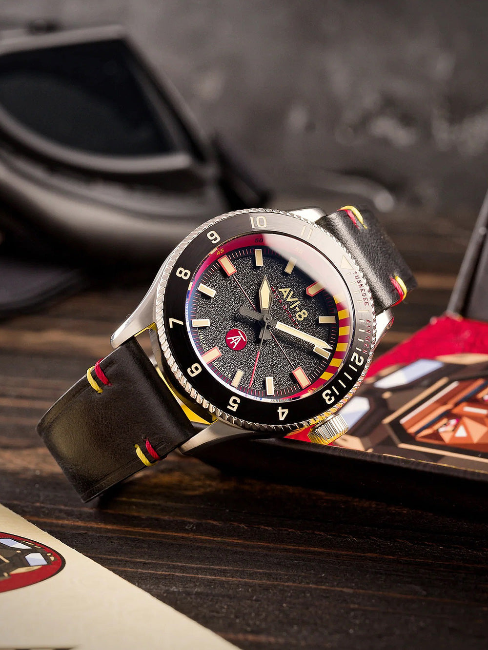 AVI-8 AV-4103-01 Tuskegee Air Limited Edition 40mm