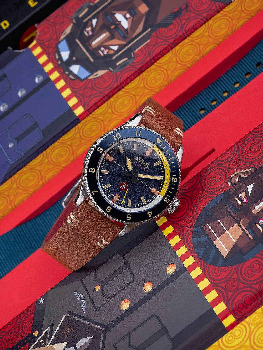 AVI-8 AV-4103-02 Tuskegee Air Limited Edition 40mm