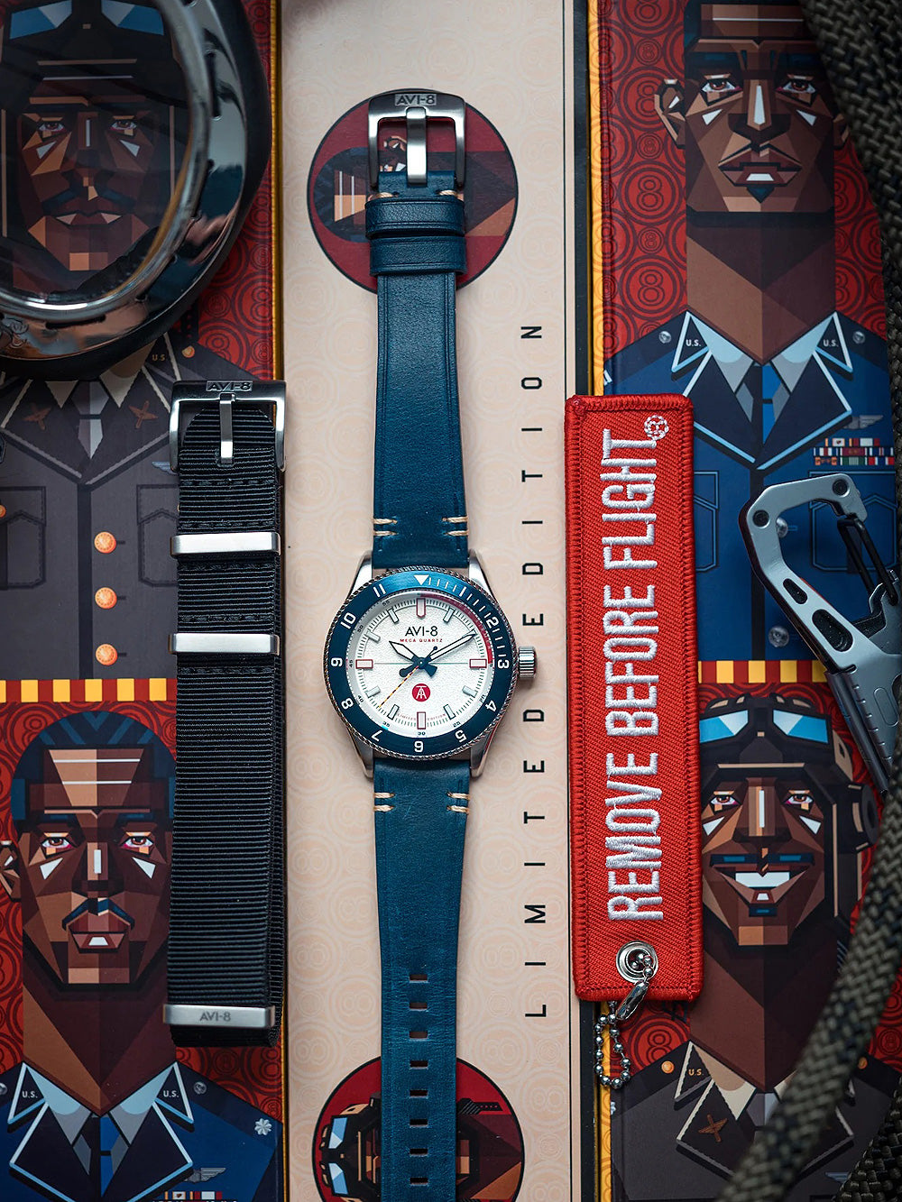 AVI-8 AV-4103-03 Tuskegee Air Limited Edition 40mm