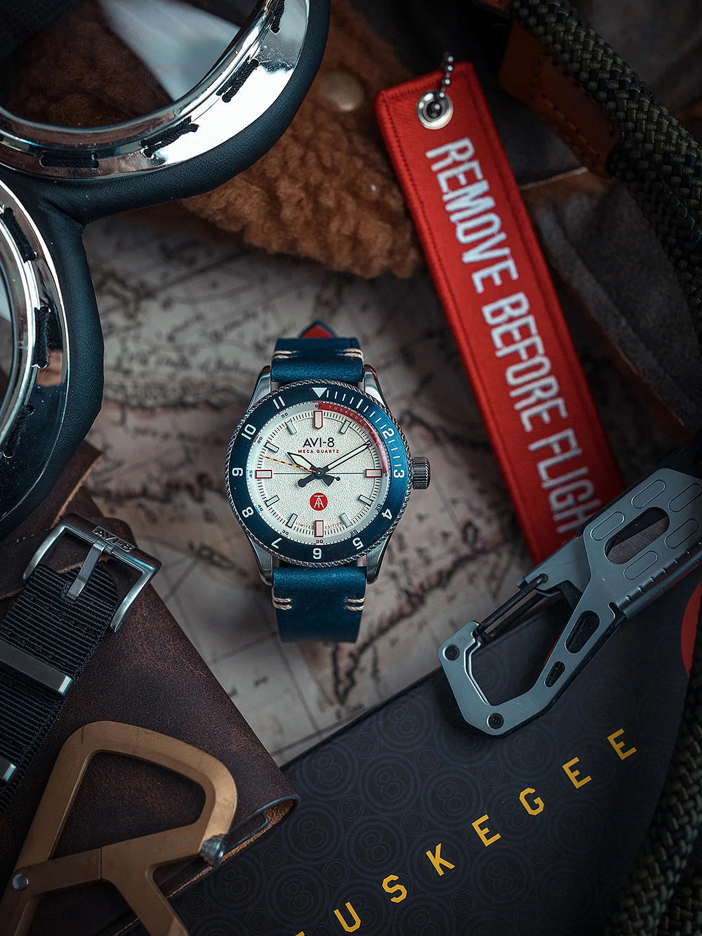 AVI-8 AV-4103-03 Tuskegee Air Limited Edition 40mm