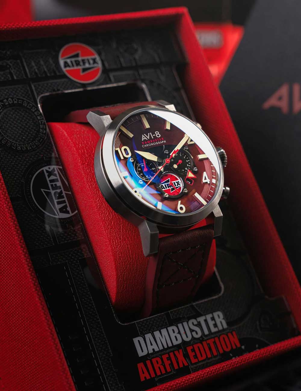 AVI-8 AV-4107-04 buster Gibson Dual-Time 43mm