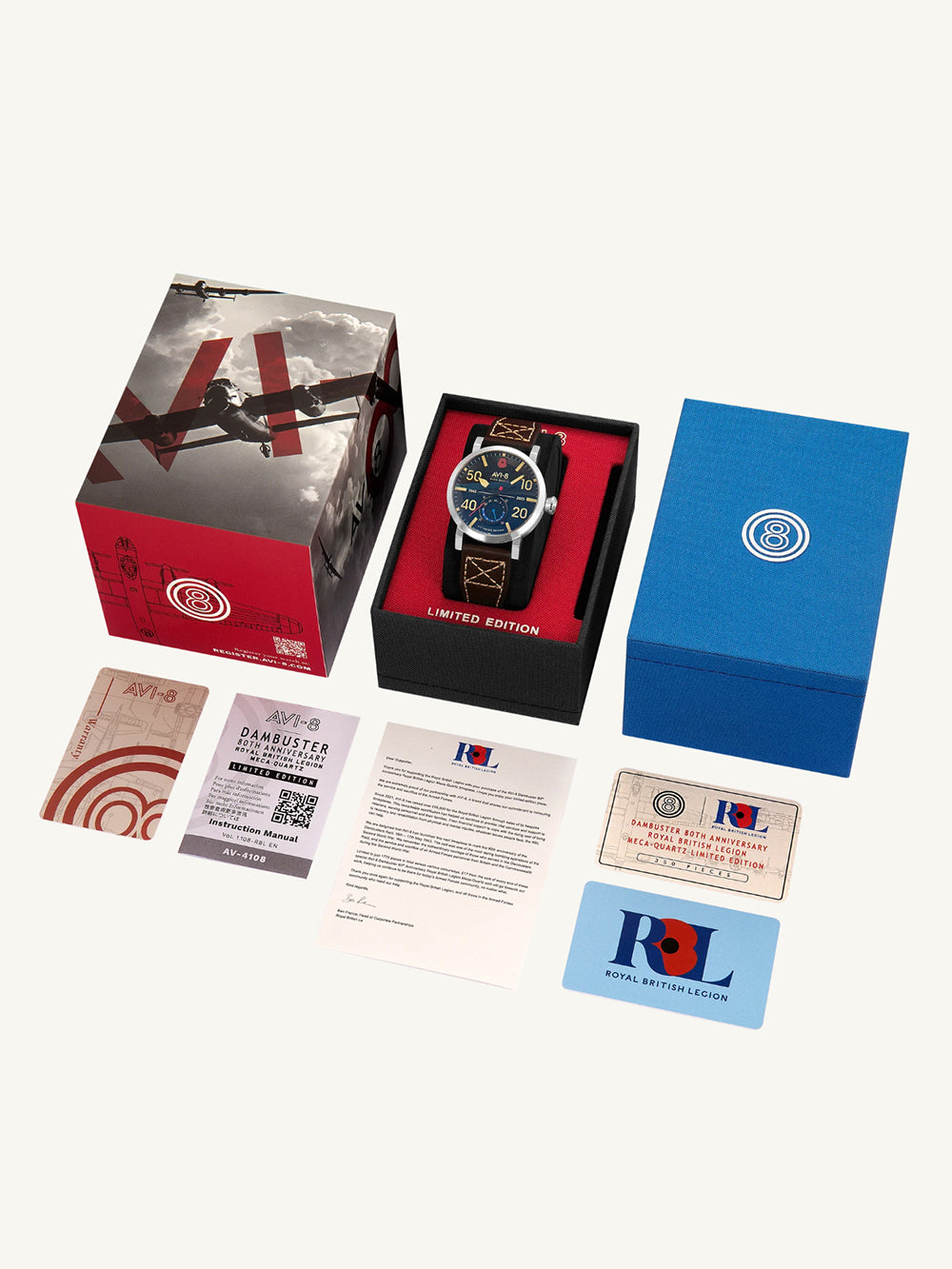 AVI-8 AV-4108-RBL-02 buster Limited 80th Anniversary Royal British Legion