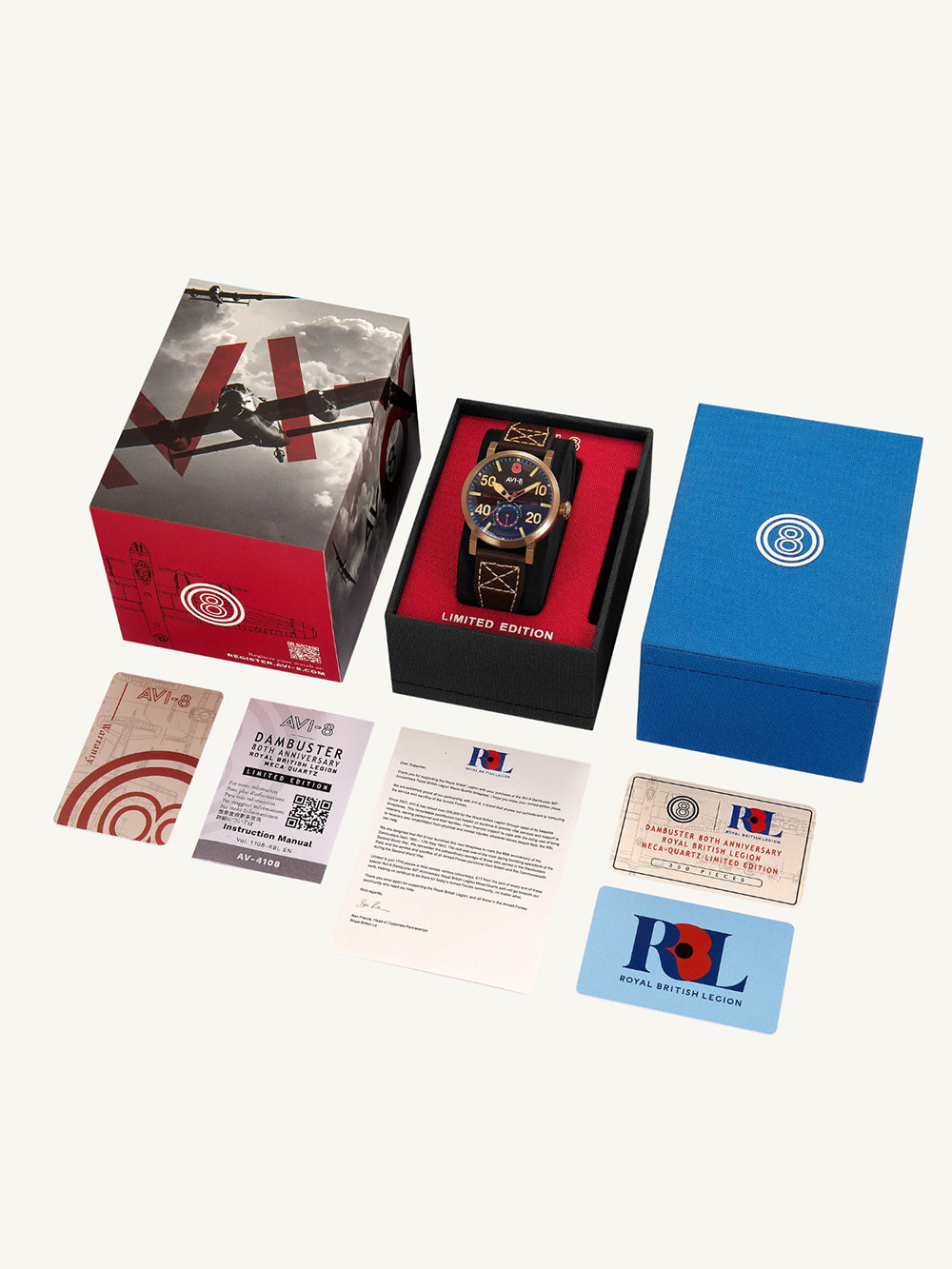 AVI-8 AV-4108-RBL-05 buster Limited 80th Anniversary Royal British Legion