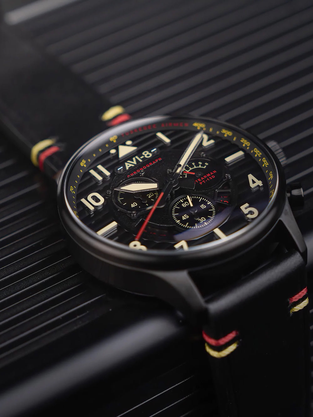 AVI-8 AV-4109-01 Flyboy Spirit of Tuskegee Limited Chrono 44mm