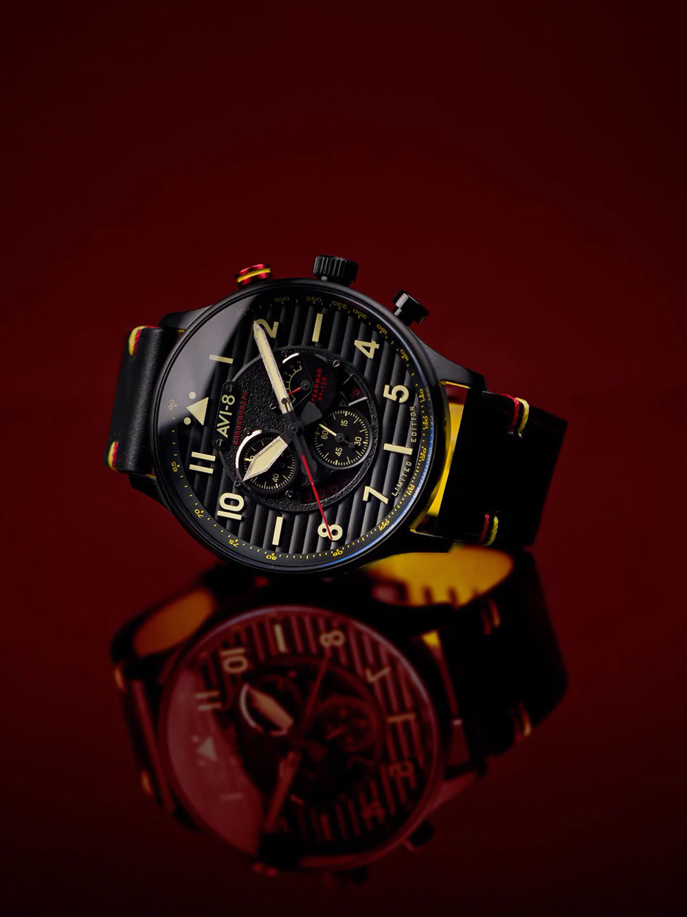 AVI-8 AV-4109-01 Flyboy Spirit of Tuskegee Limited Chrono 44mm