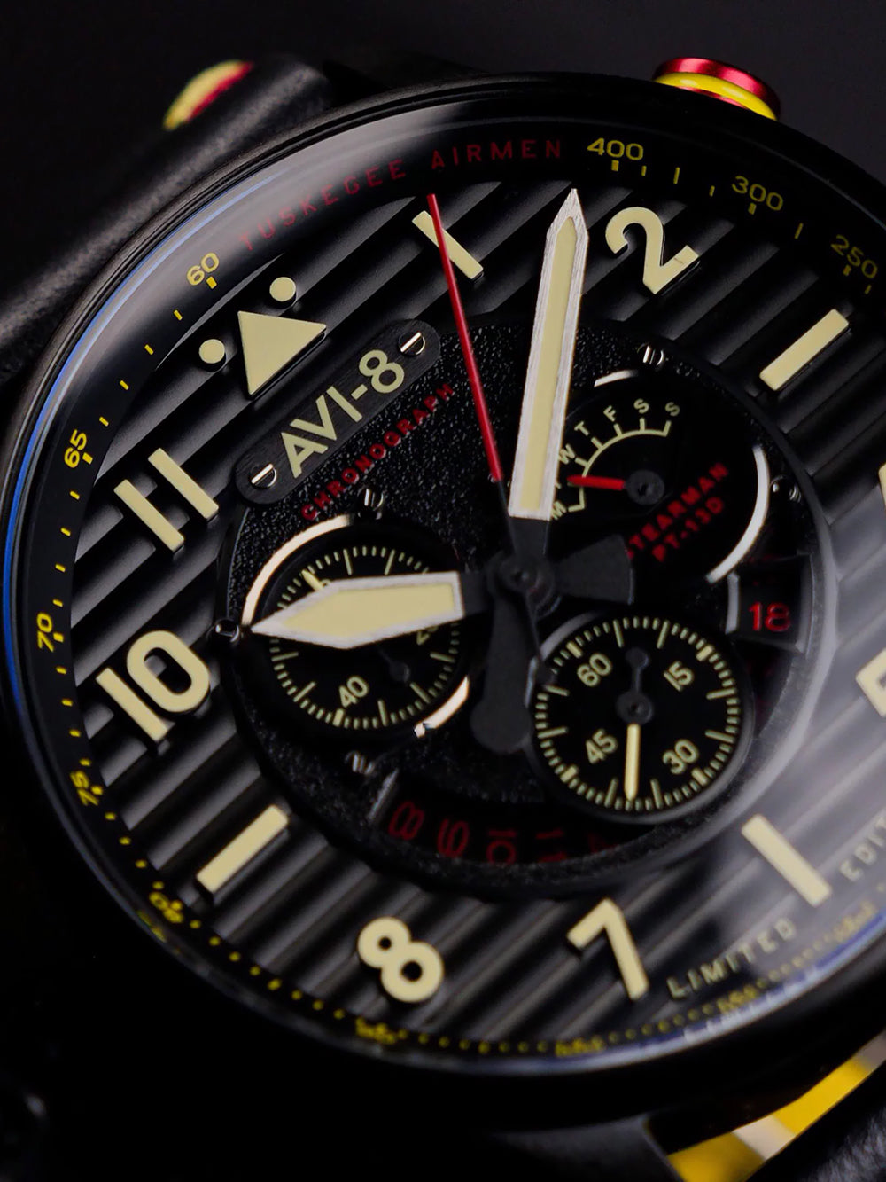 AVI-8 AV-4109-01 Flyboy Spirit of Tuskegee Limited Chrono 44mm