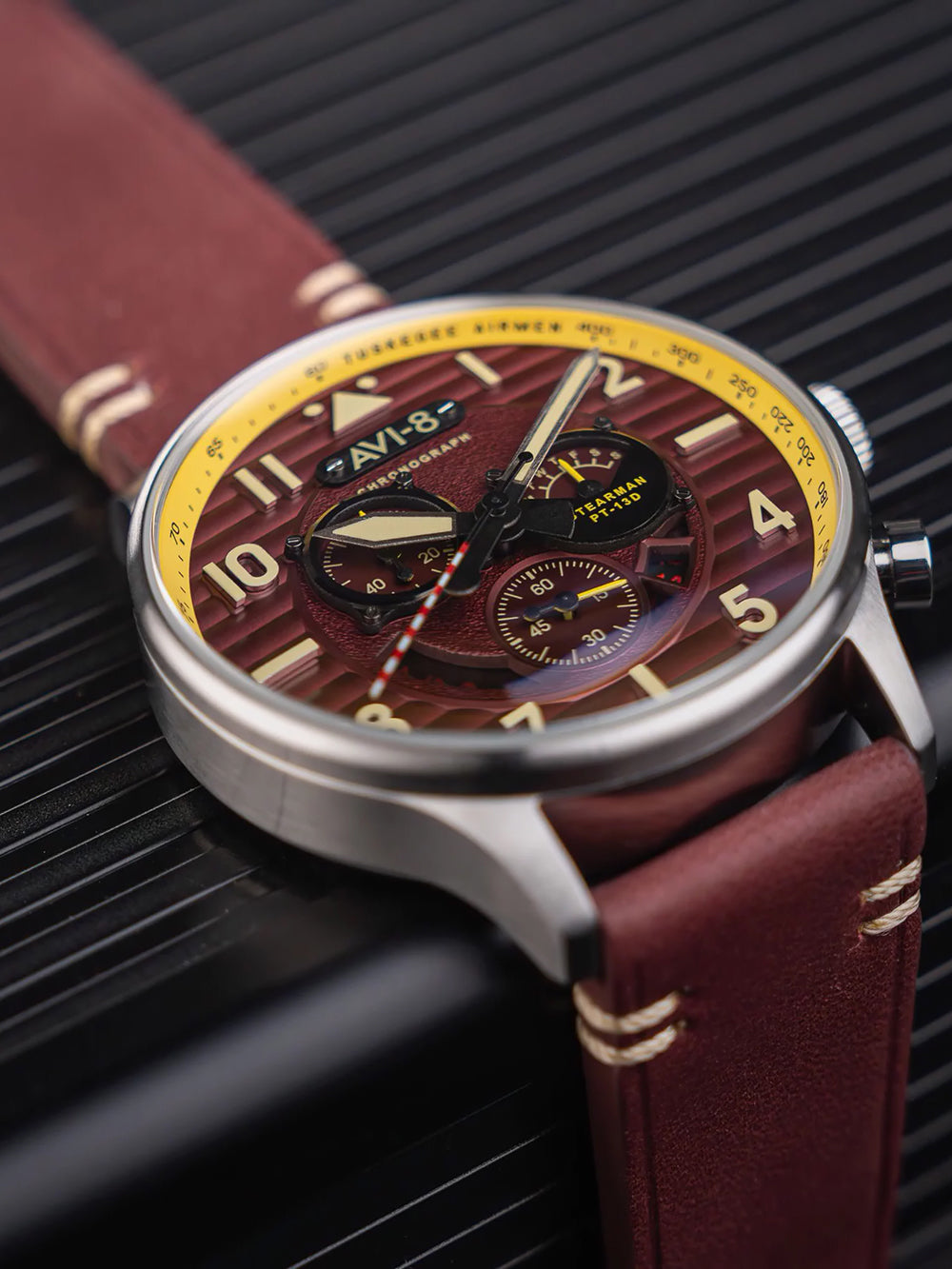 AVI-8 AV-4109-02 Flyboy Spirit of Tuskegee Limited Chrono 44mm