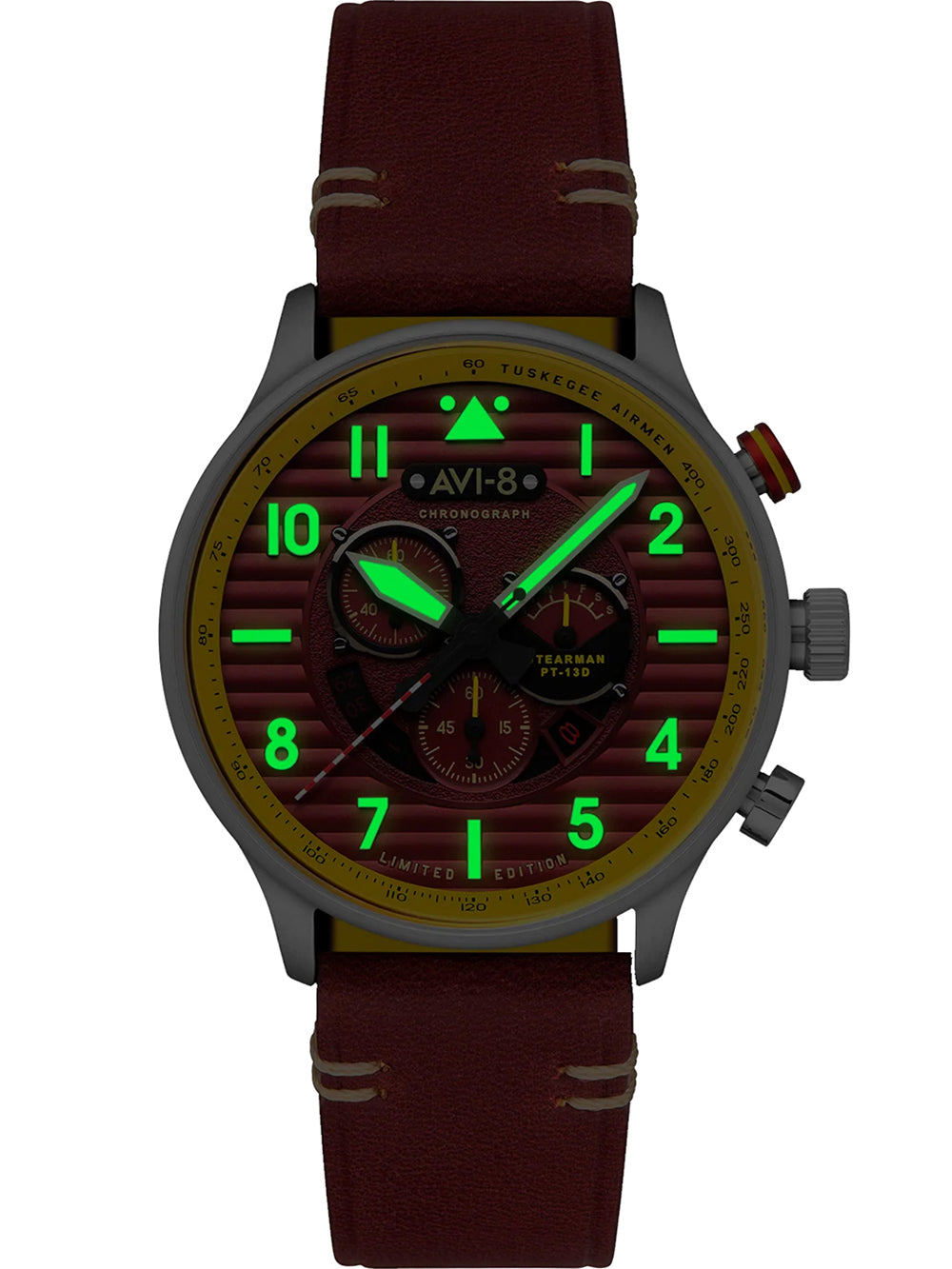 AVI-8 AV-4109-02 Flyboy Spirit of Tuskegee Limited Chrono 44mm