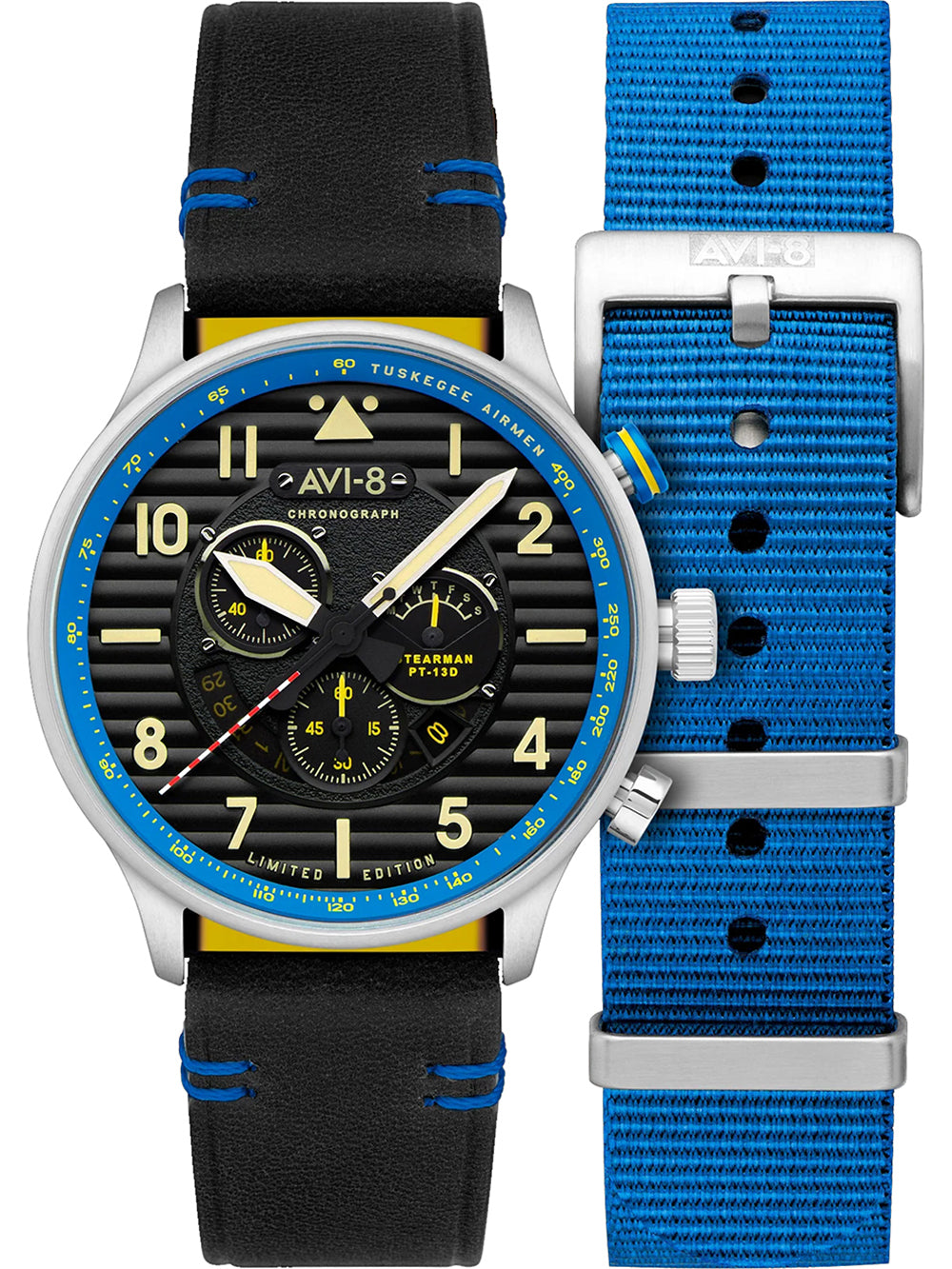 AVI-8 AV-4109-03 Flyboy Spirit of Tuskegee Limited Chrono 44mm