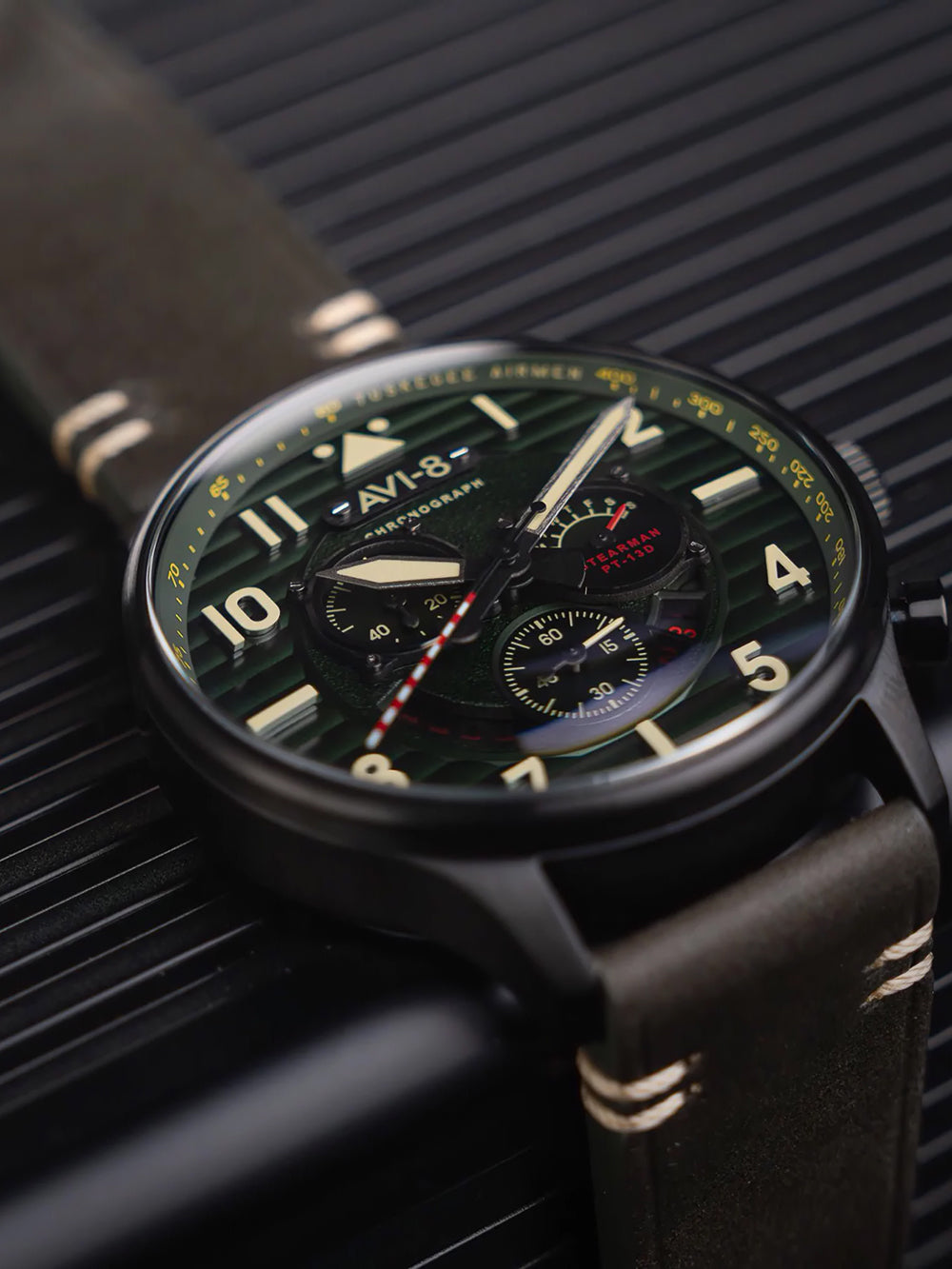 AVI-8 AV-4109-04 Flyboy Spirit of Tuskegee Limited Chrono 44mm