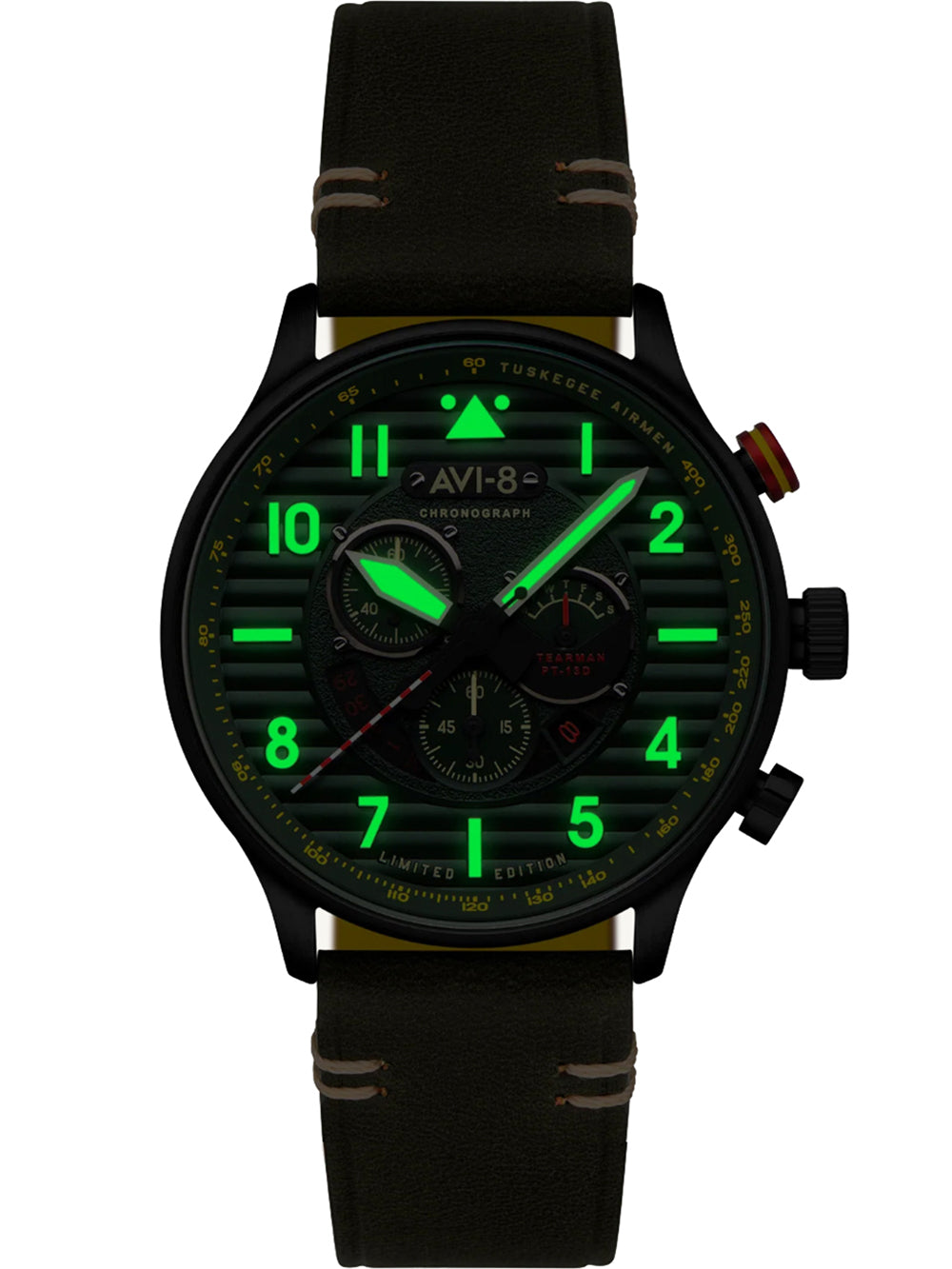 AVI-8 AV-4109-04 Flyboy Spirit of Tuskegee Limited Chrono 44mm