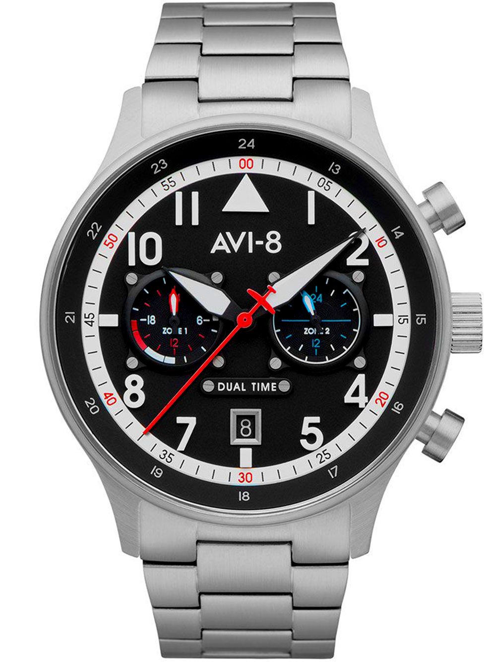 AVI-8 AV-4088-11 Carey Dual Time 44mm