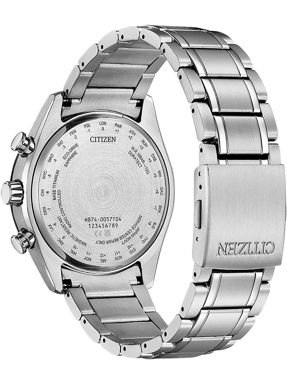 Citizen BY1018-80E Eco-Drive Moon Phase Titan Radio Contr.