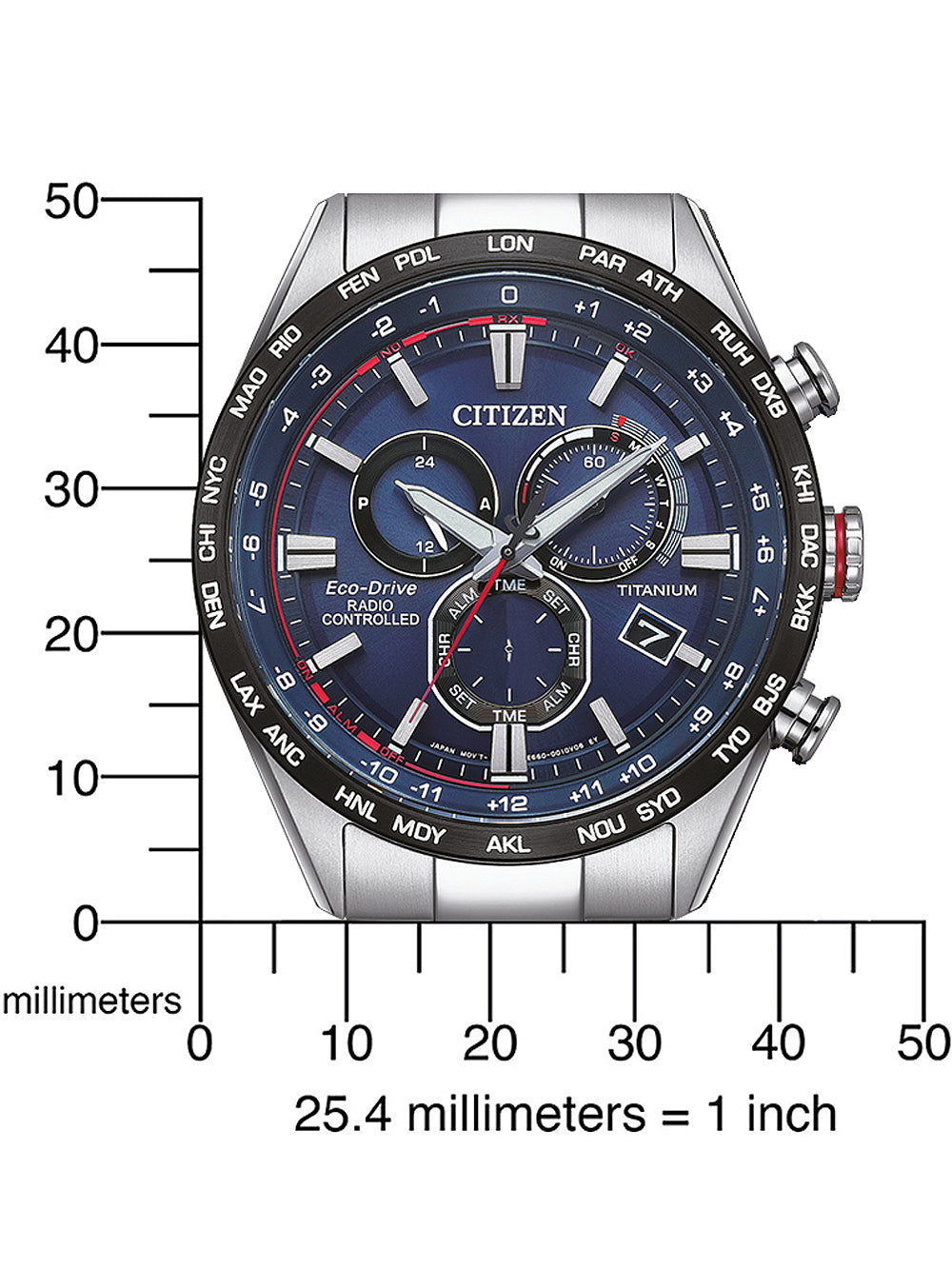 Citizen CB5945-85L Eco-Drive Super Titan 43mm