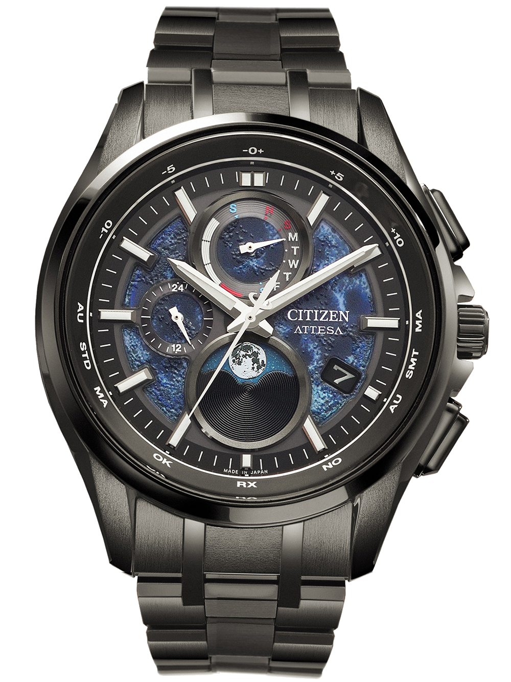 Citizen BY1008-67L Eco-Drive Moonphase Titan Radio Controlled 43mm