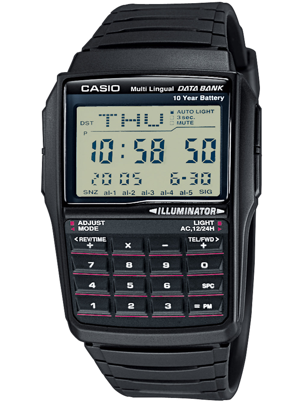 CASIO DBC-32-1AES  data-bank 37mm