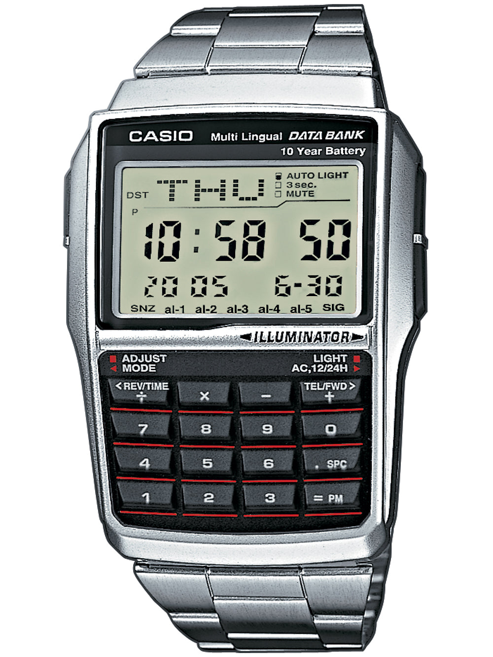 CASIO DBC-32D-1AES  data-bank 37mm