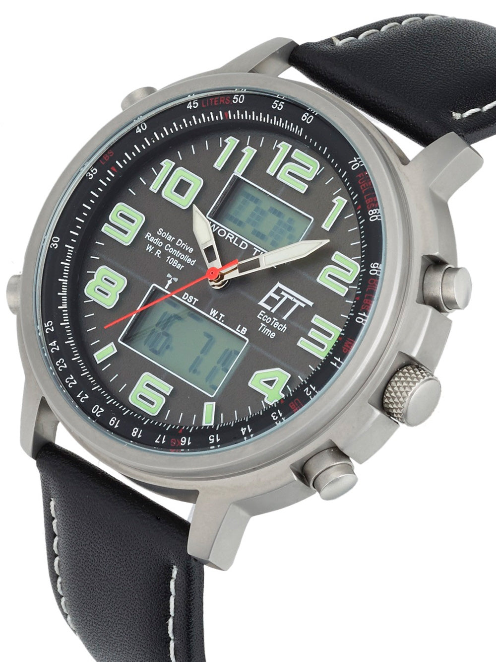 ETT EGS-11301-22L Solar Drive Radio Controlled Hunter II Chrono 48mm