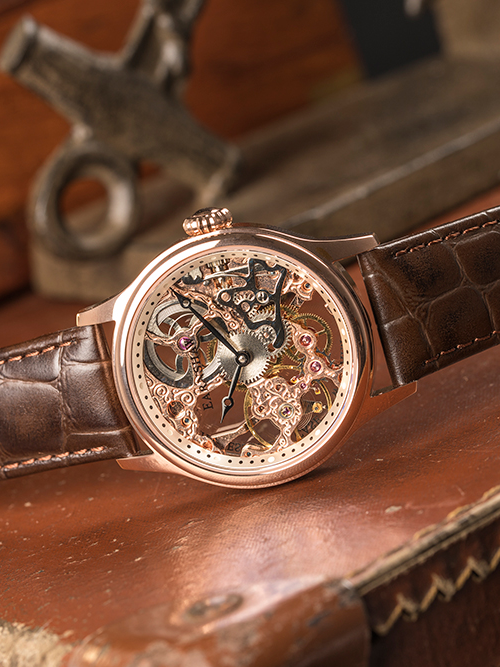 Thomas Earnshaw ES-8049-03 Bauer Mechanical Skeleton 42mm