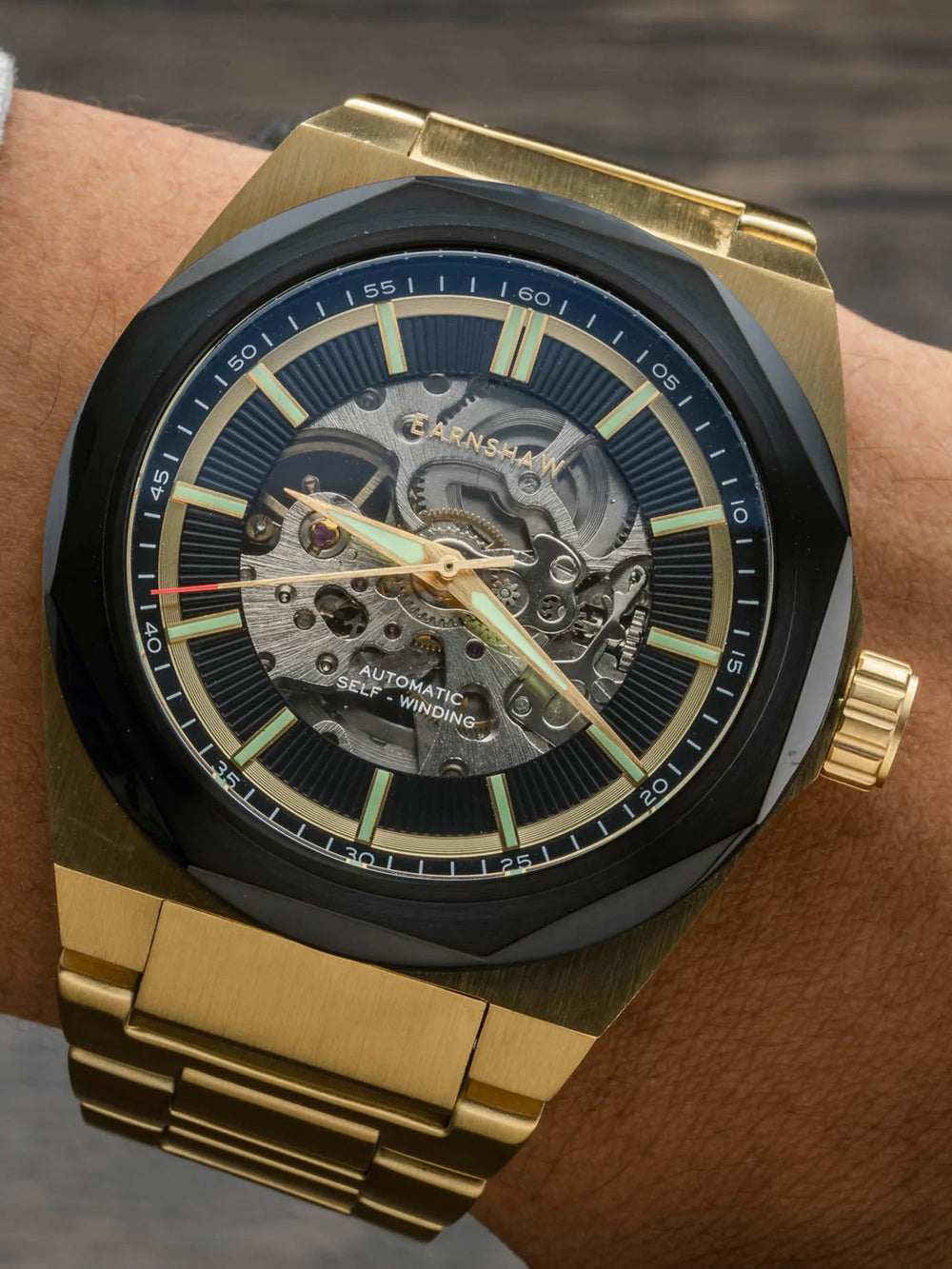 Thomas Earnshaw ES-8182-99 Clark Skeleton Automatisk 44mm