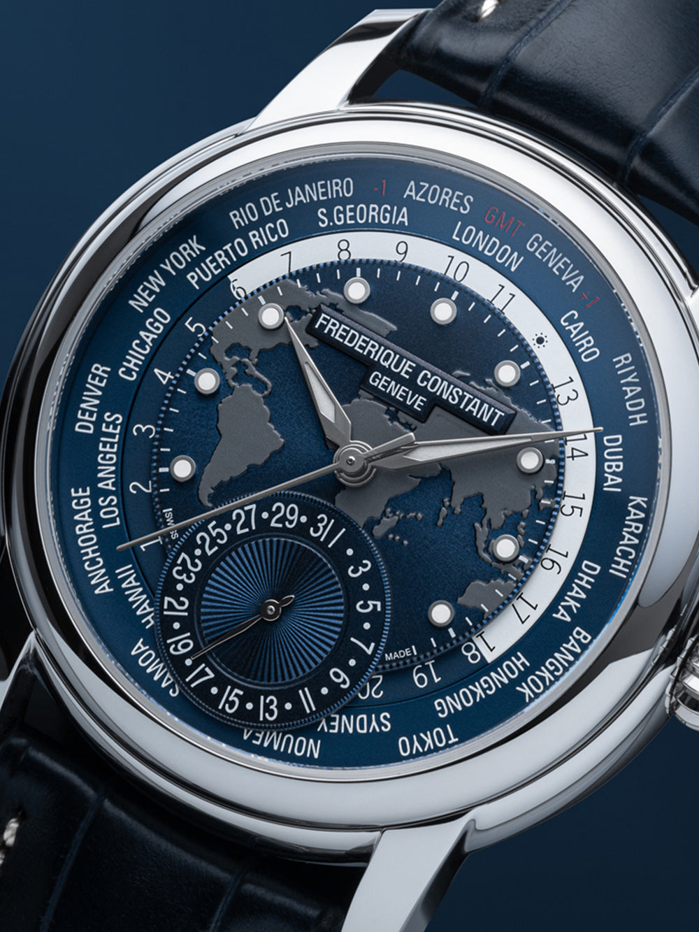 Frederique Constant FC-718NWM4H6 Classic Worldtimer Automatisk