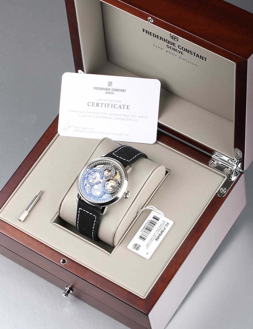 Frederique Constant FC-775PS4S6 Slimline Perpetual Calendar 42mm