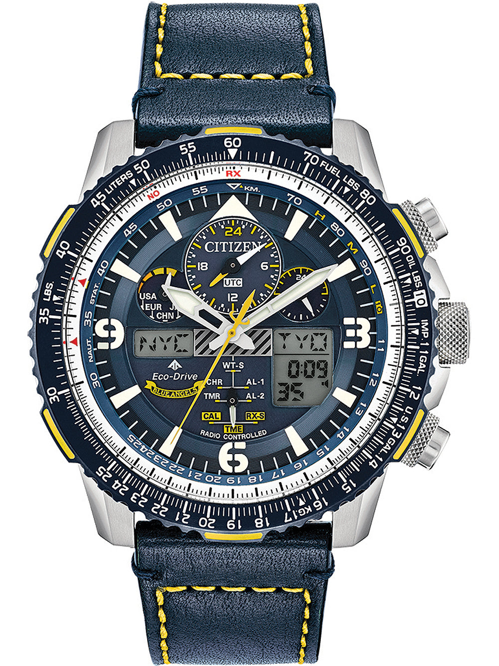 Citizen JY8078-01L Promaster-Sky Blue Angels Radio-Controlled Eco- Drive 45mm