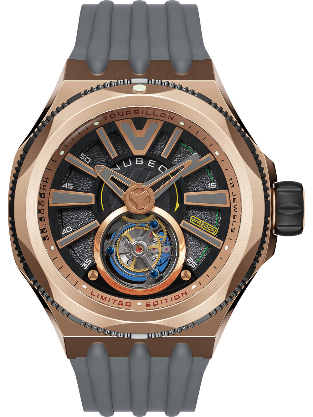 Nubeo NB-6075-07 Messenger Tourbillon Limited 52mm