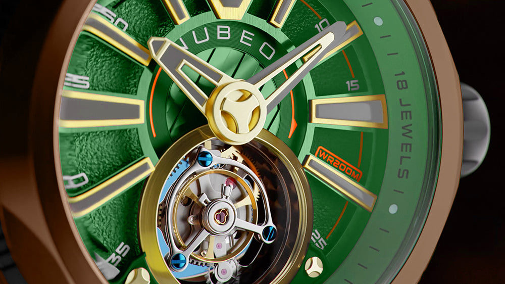 Nubeo NB-6075-0B Messenger Tourbillon Limited 52mm