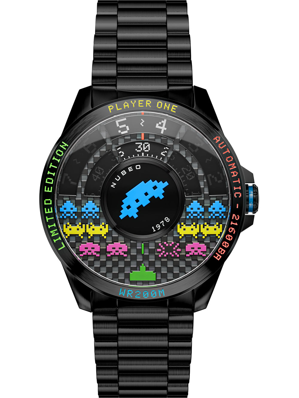 Nubeo NB-6082-SI-44 Quasar Automatisk Limited 48mm