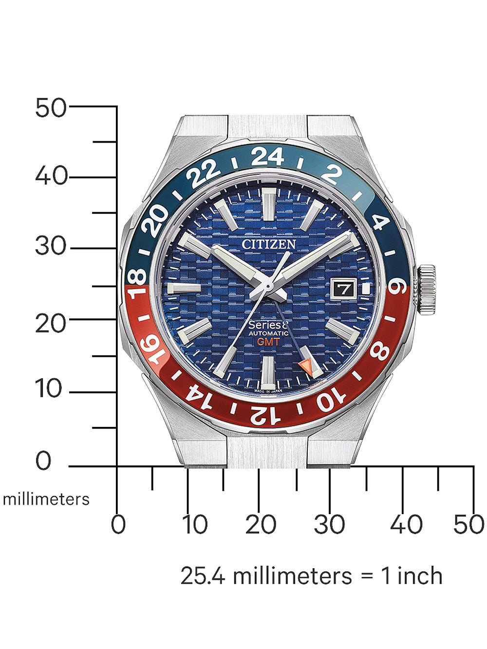 Citizen NB6030-59L Series 8 Automatisk GMT 41mm