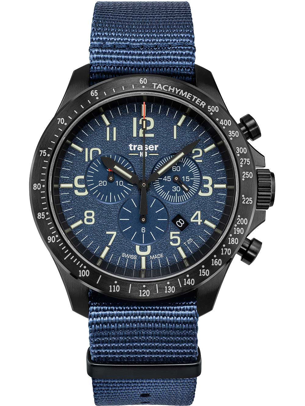 Traser H3 109461 P67 Officer chrono blue nato 46mm